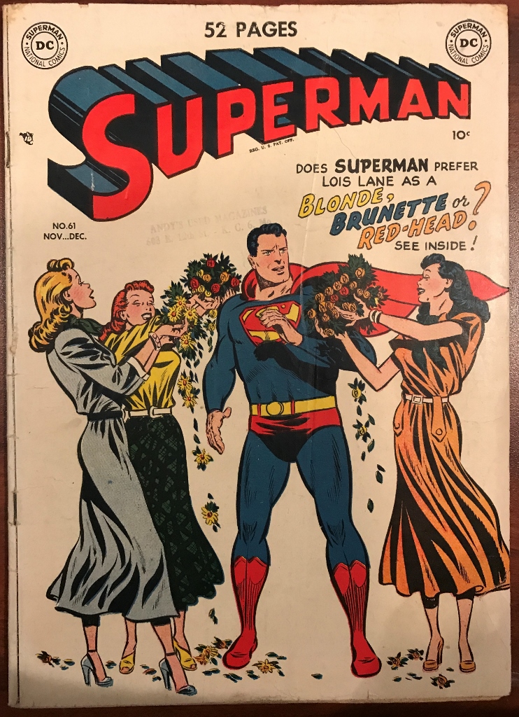 GAC Featured Golden Age Cover Superman 61 1949 The Golden Age Of