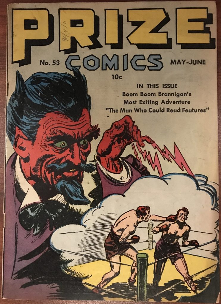 GAC Featured Golden Age Cover Prize Comics 53 1945 The Golden