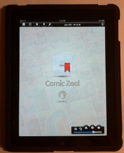 Comic Zeal iPad Splash Screen