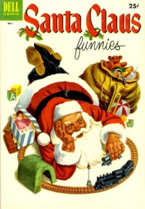 Santa Claus Funnies #1 (2nd series) (Dell 1952)