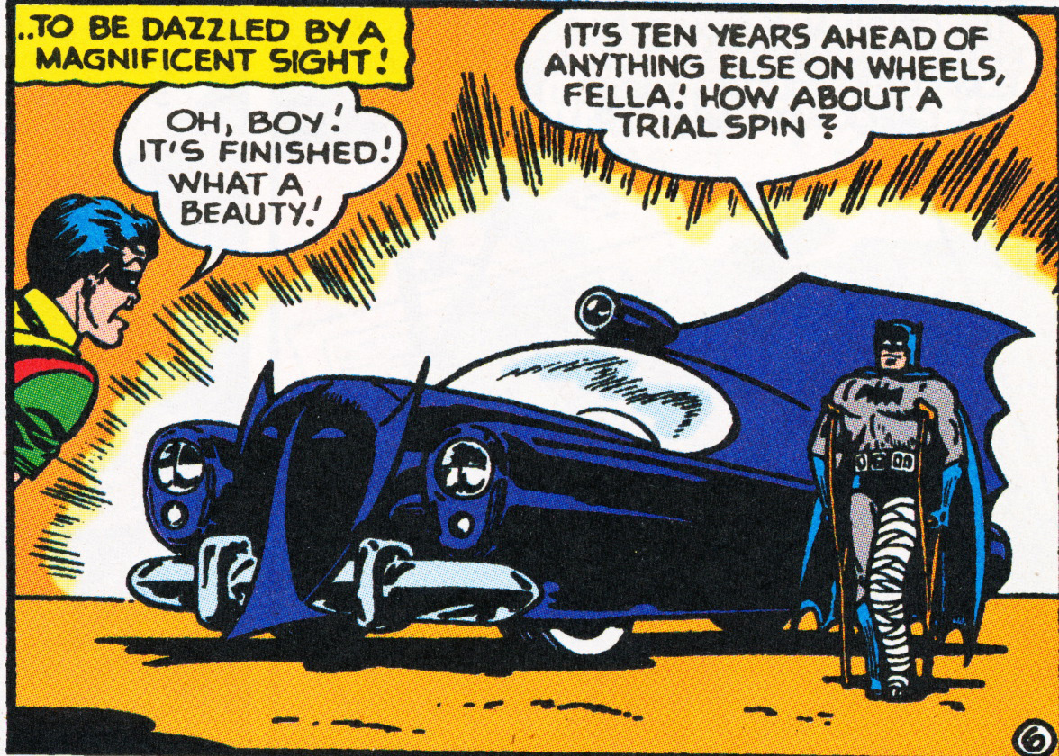 Original Batmobile Comic