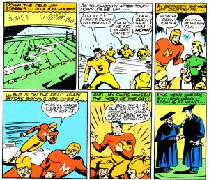 Super Speed Makes Football a Breeze! (From Flash Comics #1)