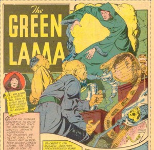 Original Green Lama from Prize Comics #24