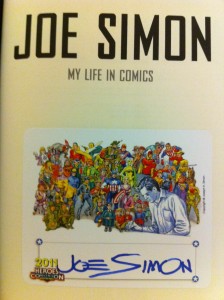 Joe Simon autographed bookplate