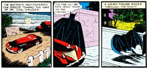 Batman's "high powered" car from Detective Comics #33 (1939)